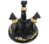 MOTHNUR Statuetta Bastet in Resina Piccola Decorazione Casa e Altare Cerimoniale Statuetta Gatto Dea dell’Antico Egitto Liscia e Lucidata per Interni ed Esterni