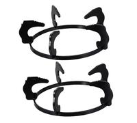 MOTHNUR Supporto per Wok e Griglia per Fornello a Gas in Metallo 2 Pezzi da 18,5 Cm, Accessori per Fornelli da Cucina Resistenti al Calore, Ricambi per Piani Cottura Adatti a Pentole Wok