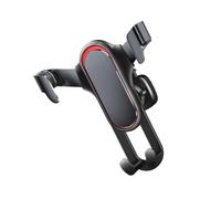 MOTHNUR Supporto Smartphone Auto Girevole Grigio Clip per Bocchetta Aria Silicona Antiscivolo Design Mute e Spazio Ricarica Compatibile con Ventilazione Orizzontale e Verticale