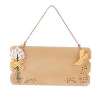 MOTHNUR Targa Vuota in Legno Grezzo Stile Mediterraneo Ciondolo da Appendere alla Porta Cartello in Legno Targa Personalizzata Etichetta Sospesa