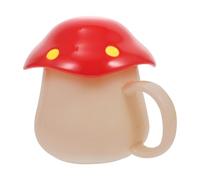 MOTHNUR Tazza da Caffè in Ceramica Forma Fungo Manico 350 Ml per Colazione e Ufficio, Bicchiere Versatile per Tè Latte e Succhi, Regalo Originale per Casa e Bar