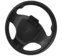 MOTHNUR Volante per Carrello da Golf in Poliuretano Resistente Design Raggi per Sterzo Preciso e Aggiornamento Facile Ricambio per Volante Auto Racing e Parti Interni Neri