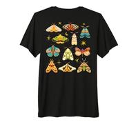 Moths Stars Whimsigoth Cottagecore Grunge Butterfly Graphic Maglietta Premium