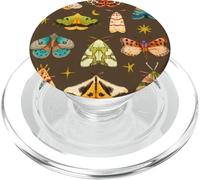 Moths Stars Whimsigoth Cottagecore Grunge Butterfly Graphic PopSockets PopGrip per MagSafe