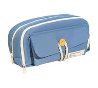 MOTIBACK Astuccio grande per penne, astuccio per matite, 4 scomparti, multifunzione, grande capacità, astuccio per matite con toppe decorative per ragazze e scuola, b, Cute Animals