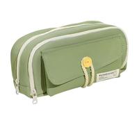 MOTIBACK Astuccio grande per penne, astuccio per matite, 4 scomparti, multifunzione, grande capacità, astuccio per matite con toppe decorative per ragazze e scuola, c, Cute Animals