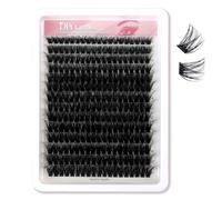 MOTIBACK Set di 280 ciglia, ciglia cluster 80D, ciglia finte da 10 a 20 mm, con nastro largo, extension fai da te per extension voluminose, uso quotidiano e feste