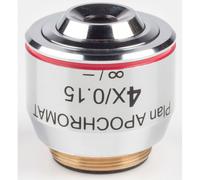 Motic Obiettivo 4X / 0.15, wd 20mm, CCIS, PL APO, plan, apochrom., infinity, (BA410E)
