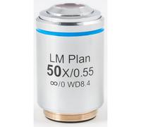 Motic Obiettivo LM PL , CCIS, LM, plan, achro, 50x/0.55, w.d.8.4mm (AE2000 MET)