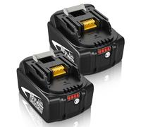 Moticett 2 pezzi 5,5 Ah BL1860B per Makita 18 V Batteria compatibile per Makita Batteria BL1860B BL1850B BL1840B BL1830B BL1820 BL1815 BL1825 BL1835 BL1845 194205-3 194309-1 LXT-400 (2 pezzi 5,5 Ah)