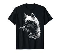 Motif Angora Turco Amante dei Gatti Maglietta