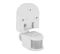 Motion Detector - 8.4 Inch Infrared Human Body Sensor With Base | Wall Sensors Dustproof Infrared Sensors | Outdoor Motion Sensor For Security Lighting Alarm. Abs, Black White.