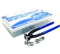 Motion Pro 12-0083 - Kit di raccordi per tubazioni carburante, con pinza a pinza, 80 pezzi