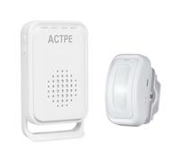 Motion Sensor Doorbell for Business Store Entry Alert Welcome Buzzer Monitor Alarm, Outdoor Door Chime Kit for Home - LED Indicator & Vibration