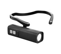 Motion Sensor Head Torch - Ear Clip Rechargeable Headlamp, Waterproof LED Flashlight, Outdoor Bright Light | Hiking Fishing Running Climbing Cycling Mountaineering Gear, Hands-Free Illumination