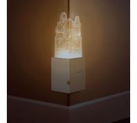 Motion Sensor Led Night Light - Warm White Indoor Corner Night Lamp - Two Safe Lighting Modes Usb Rechargeable Smart Flat Wall Light - Suitable