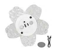 Motion Sensor Light - Magnetic Motion Sensor Flower Shape Versatile RGB USB Rechargeable Lamp,Adaptable Lighting Design For Cabinets Hallways Patio Porch Balcony Walkway Pathway Front Porch Doorstep