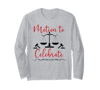 Motion to Celebrate Lawyer Graduation Funny Future Attorney Maglia a Manica