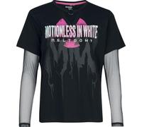 MOTIONLESS IN WHITE EMP Signature Collection Donna Maglia Maniche Lunghe nero 100% cotone Largo