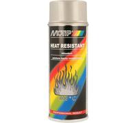 MOTIP-DUPLI Vernice ad alta temperatura MOTIP Silver - Spray 400 ml, nero