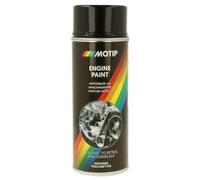 Motip M04091 Engine Paint, 400 ml | MOTIP ENGINE PAINT - Vernice spray per macchinari, colore nero, 400 ml