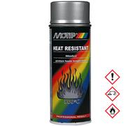 MOTIP-DUPLI Vernice ad alta temperatura MOTIP Silver - Spray 400 ml, nero