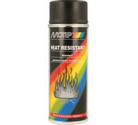 Motip SMALTO SPRAY ALTE TEMPERATURE 800° NERO 400 ml 2,5 - 3 m² CON 1 l