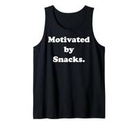 Motivated By Snacks Funny Food Lovers Funny Saying Canotta