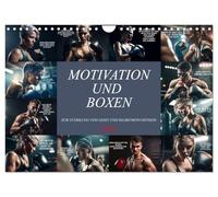 Motivation und Boxen (Wandkalender 2026 DIN A4 quer), CALVENDO Monatskalender: Sie sind auf der Suche nach mehr Selbstbewusstsein, dann sind Sie mit diesem Kalender auf dem richtigen Weg.