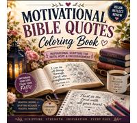 Motivational Bible Quotes Coloring Book: Inspirational Scripture, Faith & Encouragement for Relaxation