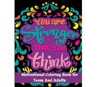 Motivational Coloring Book for Teens and Adults: Inspirational Quotes | Simple Large Motivational Coloring for Teens and Adults