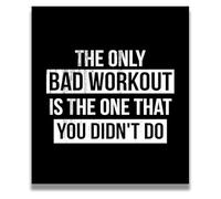 Motivational Gym Decor - Inspirational Wall Art with Positive Quotes for Workout Room(Unframed,12x18inch(30x45cm))