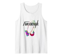 Motivational I AM Enough Colorful Praying Hands Canotta
