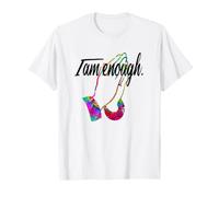 Motivational I AM Enough Colorful Praying Hands Maglietta
