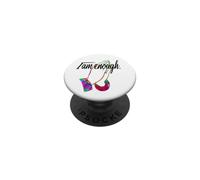 MOTIVATIONAL " I AM ENOUGH " Colorful Praying Hands PopSockets PopGrip Adesivo