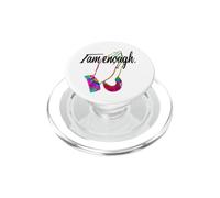 MOTIVATIONAL " I AM ENOUGH " Colorful Praying Hands PopSockets PopGrip per MagSafe
