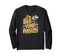 Motivational Positive Quote Bee Inspirational Amazing People Maglia a Manica