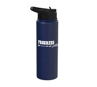 Motivational Progress Over Perfection Stainless Steel Insulated Water Bottle