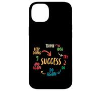 Motivational Quote Mindset Inspirational Saying Success Custodia per iPhone 14 Plus