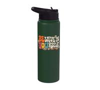 Motivational Saying Believe in Yourself Stainless Steel Insulated Water Bottle