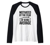 Motivato dalla Paura di Essere nella Media Maglia con Maniche Raglan