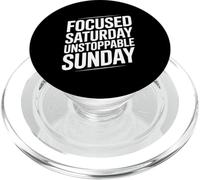 Motivazione domenicale inarrestabile del sabato focalizzata PopSockets PopGrip per MagSafe