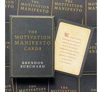Motivazione Manifesto Mazzo Carte Hay House Brendon Burchard Bestseller Frasi