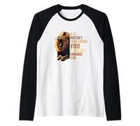 Motivazione Se Non Ti Sfida Non Ti Cambia Maglia con Maniche Raglan