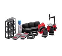 MotiveTech 12 Pezzi Officina in Miniatura Realistico Officina con Accessori Versatile Giocattolo per Hobbisti