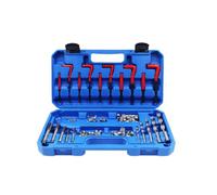 MotiveTech 131 Pezzi Kit Inserto Filettato Portatile Kit di Riparazione Filettature con Valigetta Facile da Usare Utensili per Professionisti, Riparazioni Auto