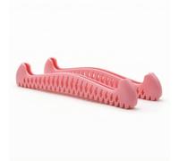 MotiveTech 2 Pezzi Coprilama Elastico Leggero Coprilama Flessibile Durevole Accessorio per Pattinaggio su Ghiaccio, Allenamento, Rosa Ciliegio