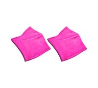 MotiveTech 2 Pezzi Copriscarpe Scarpe Pole Dance Manicotti Protettivi Suede Antiscivolo Stripper Accessori Adatti per Prove Danza Eventi Spettacolo, Rose Red L