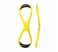 MotiveTech 2 Pezzi Correttore Gomito Alto Correzione Della Bracciata Paletta Nuoto a 8 8 per Bambini, Principianti, Allenamento, Piscina , Giallo , L