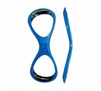 MotiveTech 2 Pezzi Correttore Gomito Alto Correzione Della Bracciata Paletta Nuoto a 8 8 per Bambini, Principianti, Allenamento, Piscina , Blu , S
